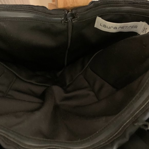 BLACK PARTY DRESS MINI NEW LAURA PETITE - Picture 7 of 9